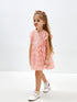 LC Waikiki Crew Neck Lace Baby Girl Dress
